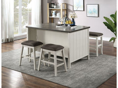 Heidelberg 4 Pc Counter Ht Table Set w/ Bench