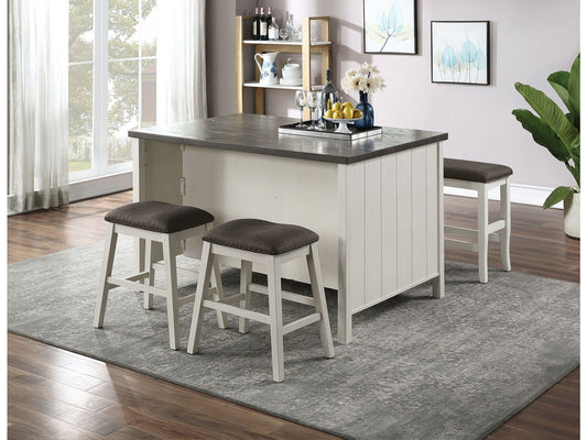 Heidelberg 4 Pc Counter Ht Table Set w/ Bench
