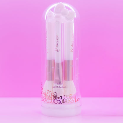 Hello Kitty® "Kawaii Icon" Bell Jar 6-PC Brush Gift Set