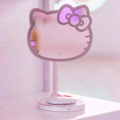 Espejo recargable LED Hello Kitty y espejo compacto inalámbrico Hello Kitty