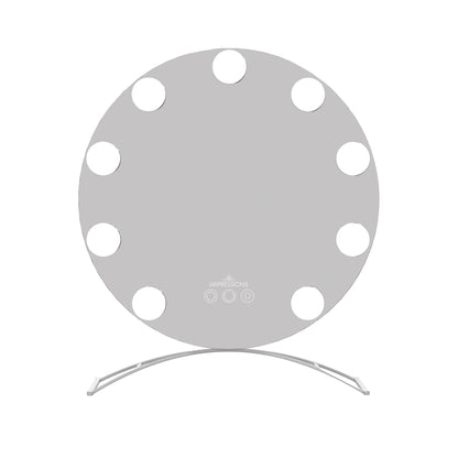 Hollywood Round Tri-tone LED Vanity Mirror