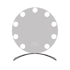 Hollywood Round Tri-tone LED Vanity Mirror