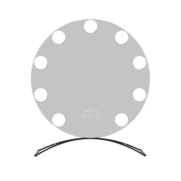 Hollywood Round Tri-tone LED Vanity Mirror
