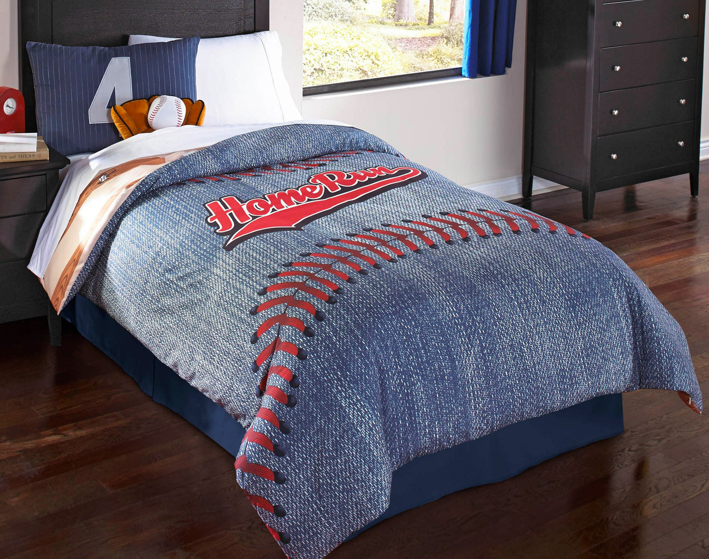 Home Run Twin Comforter Set CAT Kid C (5 Pc)