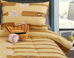 Home Run Twin Comforter Set CAT Kid C (5 Pc)