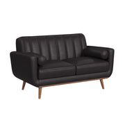 Horizon 3PC Living Room Set in Pebble Dark Grey-Sofa, Loveseat & Chair