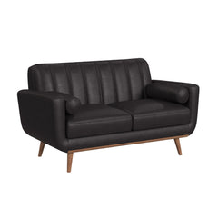 Horizon 3PC Living Room Set in Pebble Dark Grey-Sofa, Loveseat & Chair