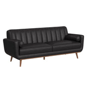 Horizon 3PC Living Room Set in Pebble Dark Grey-Sofa, Loveseat & Chair