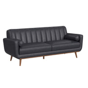 Horizon 2PC Living Room Set in Pebble Navy-Sofa & Loveseat