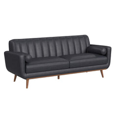 Horizon 2PC Living Room Set in Pebble Navy-Sofa & Loveseat