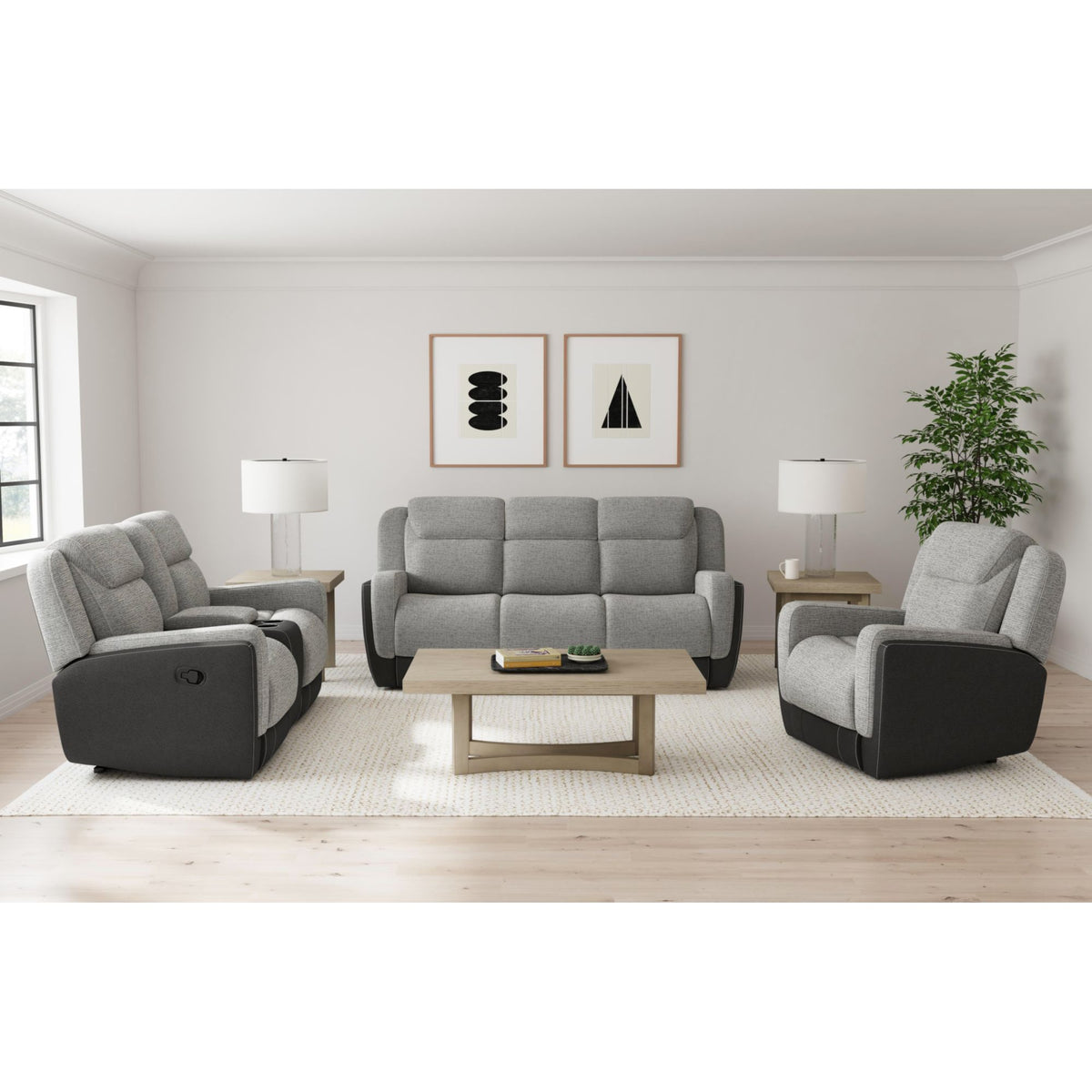 Hornet Motion Glider Recliner In Rancho Grey