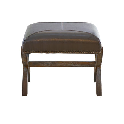 (L820) Hunter Chair & Ottoman- Brown