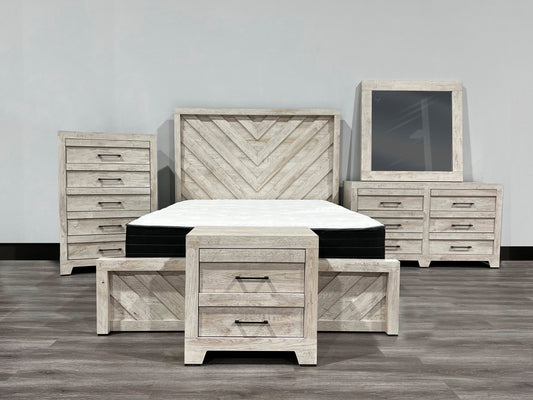 Brunella II Wengue Blanco Bed