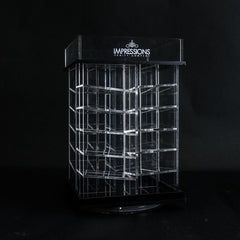 48-Slot Acrylic Lipstick Spinner with Open Top