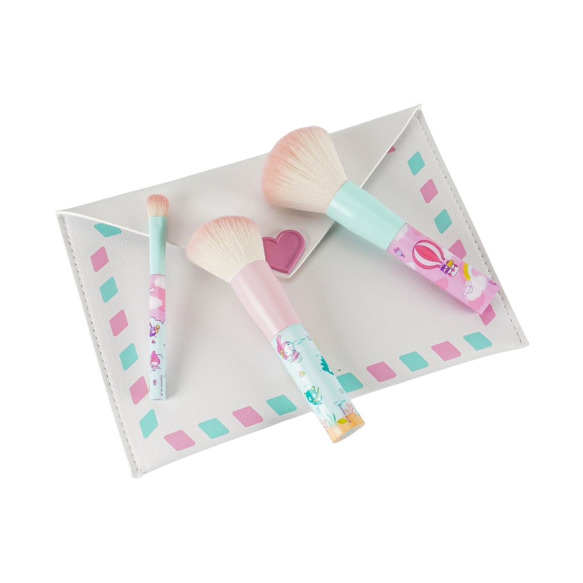 Hello Kitty® & Friends 3-PC Mini Makeup Brush Set