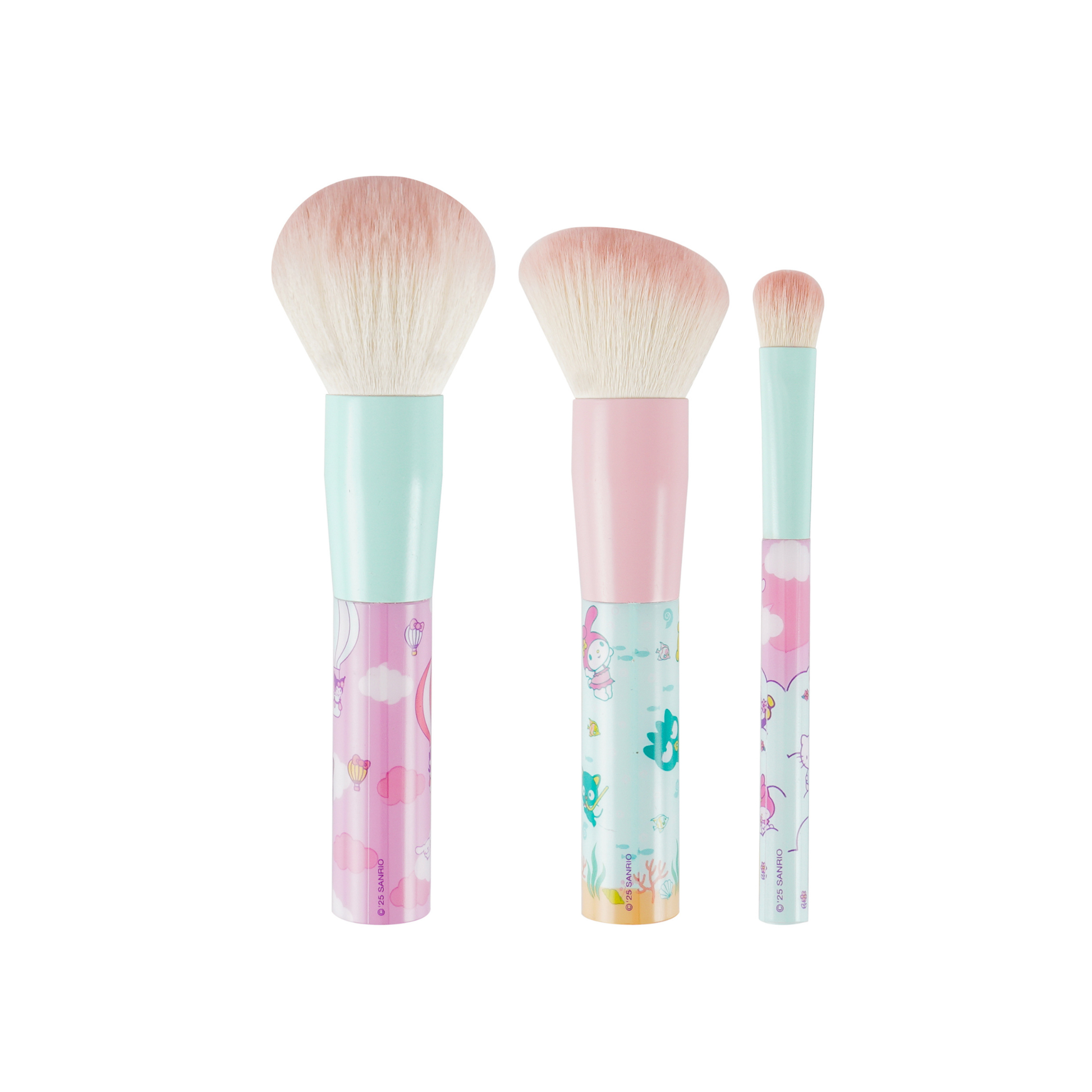 Hello Kitty® & Friends 3-PC Mini Makeup Brush Set