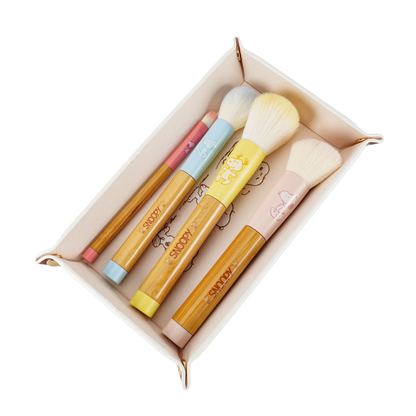 Peanuts™ Snoopy 4-PC Makeup Brush Set w/ Tray