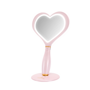 Amour LED Handheld Makeup Mirror with Standing Base