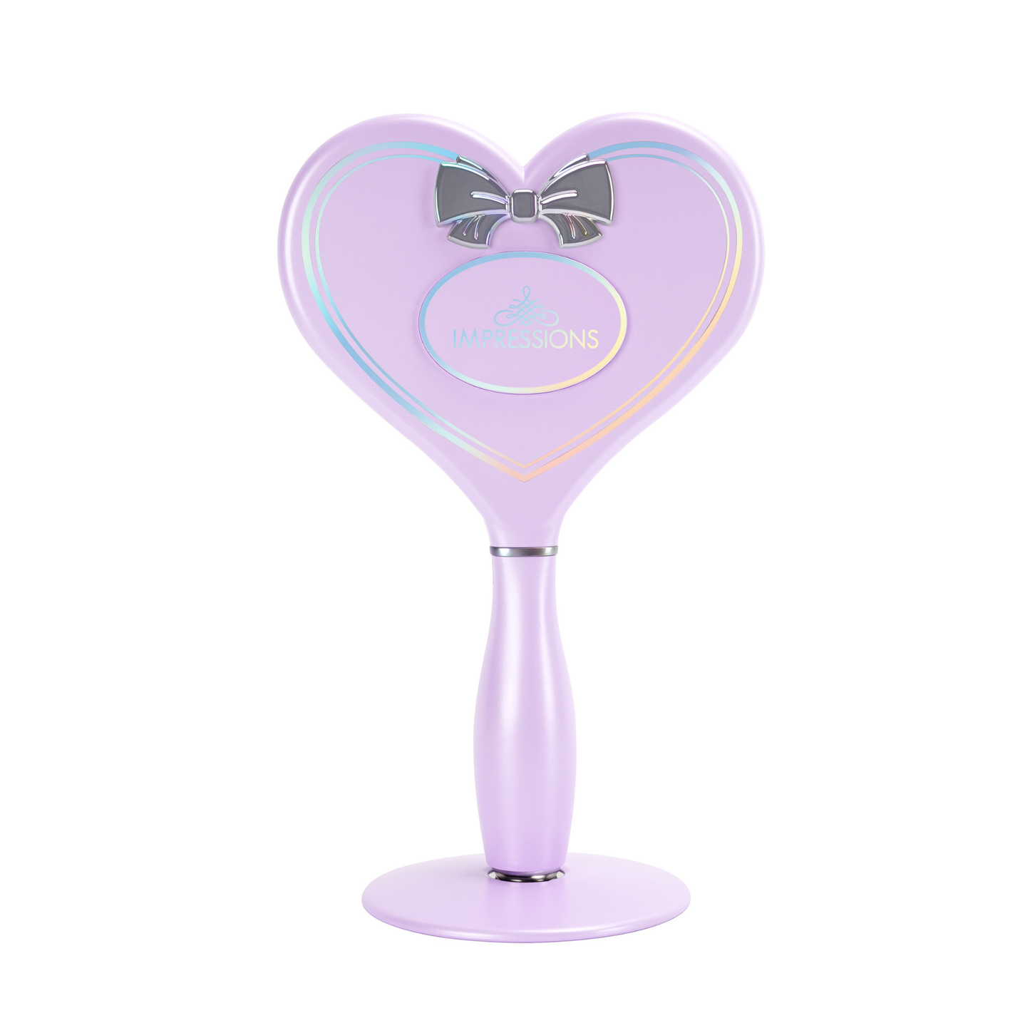 Amour LED Handheld Makeup Mirror with Standing Base