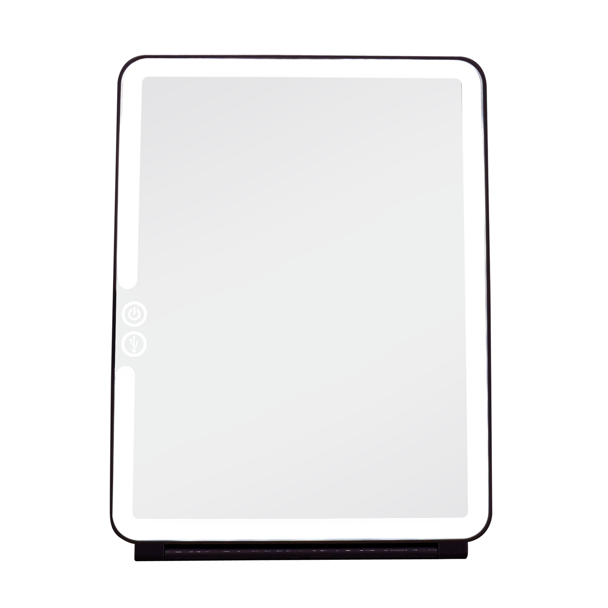 Touch Pad 2.0 Rechargeable LED Makeup Mirror with Flip Cover