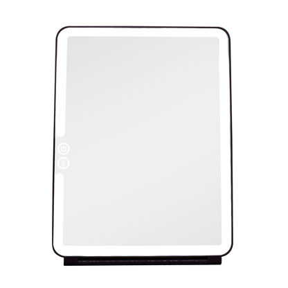 Touch Pad 2.0 Rechargeable LED Makeup Mirror with Flip Cover