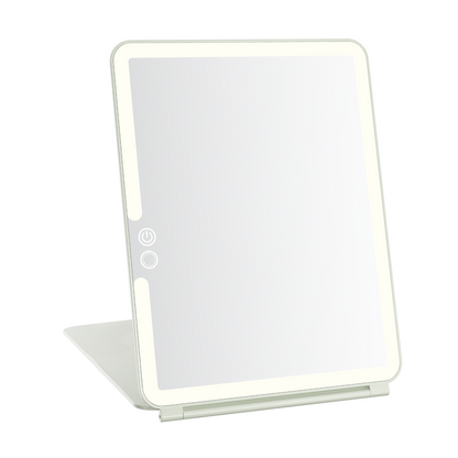 Touch Pad 2.0 Rechargeable LED Makeup Mirror with Flip Cover