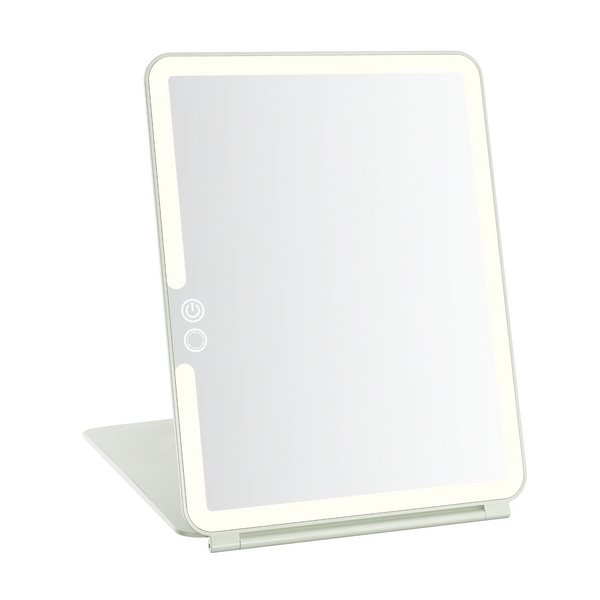 Touch Pad 2.0 Rechargeable LED Makeup Mirror with Flip Cover