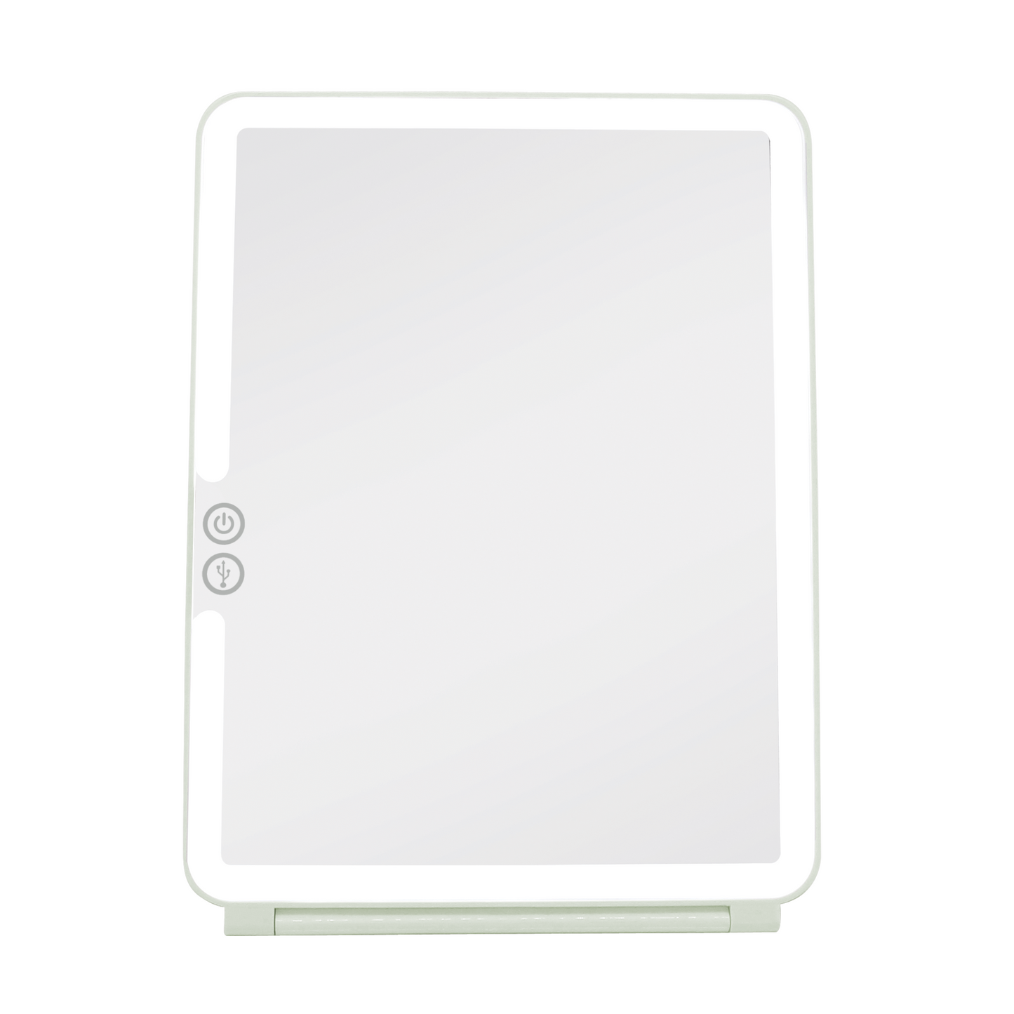 Touch Pad 2.0 Rechargeable LED Makeup Mirror with Flip Cover
