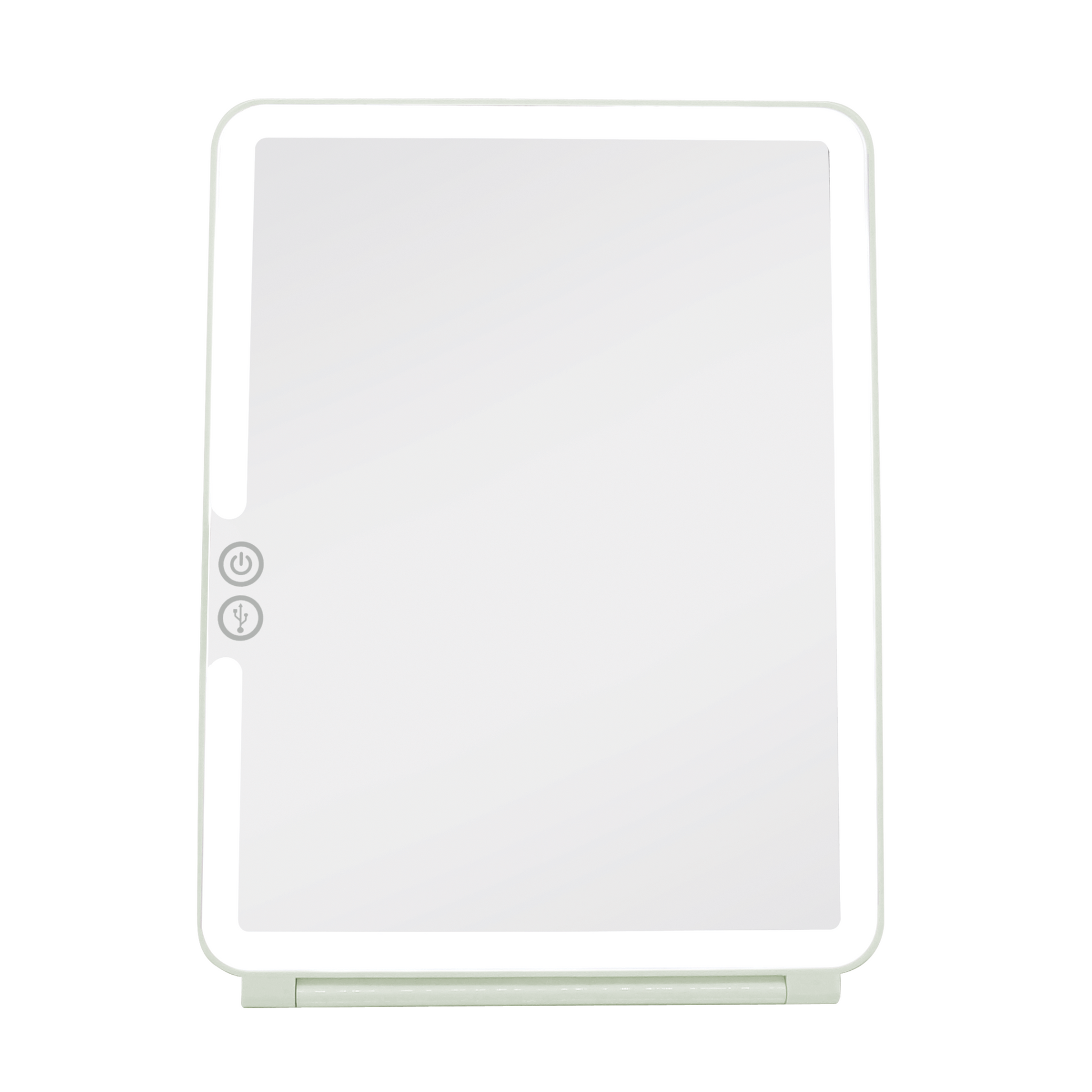 Touch Pad 2.0 Rechargeable LED Makeup Mirror with Flip Cover