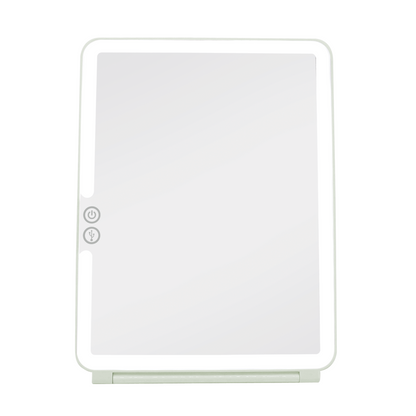 Touch Pad 2.0 Rechargeable LED Makeup Mirror with Flip Cover