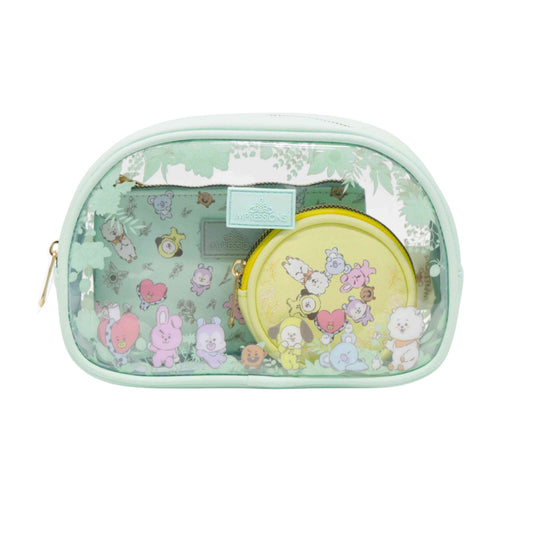 Impressions Vanity with BT21 3-PC. Makeup Bag Set