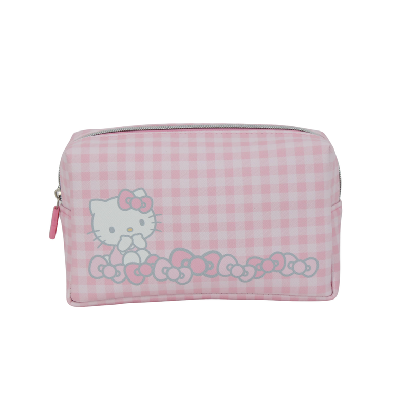Hello Kitty¨ PINK Gingham Cosmetic Pouch