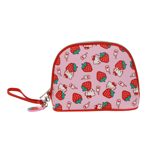Hello Kitty¬Æ Strawberries Cosmetic Arch Bag w/ Wristlet