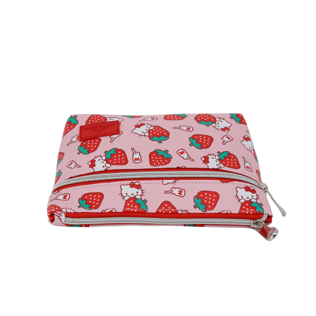 Hello Kitty¬Æ Strawberries Double Zipper Pouch
