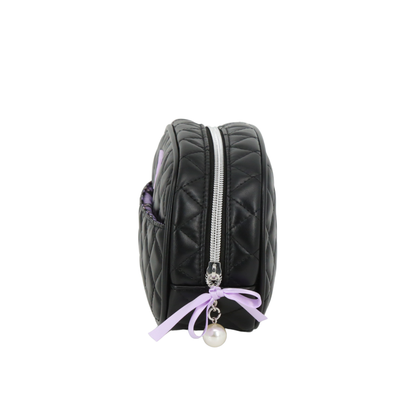 Kuromi‚Ñ¢ Quilted Cosmetic Pouch