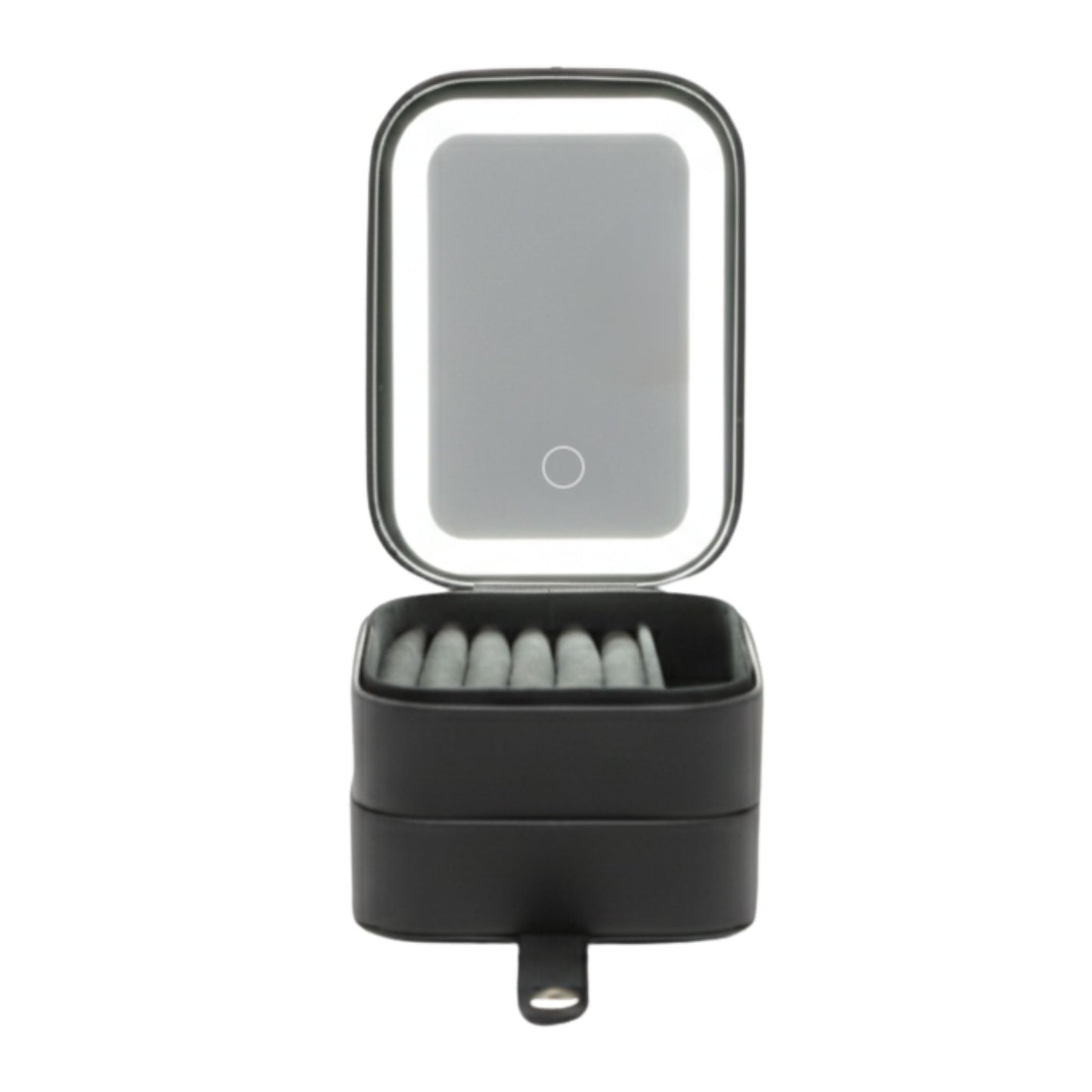 Montreaux Double Layer Jewelry Travel Case w/ LED Mirror