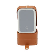 Montreaux Double Layer Jewelry Travel Case w/ LED Mirror