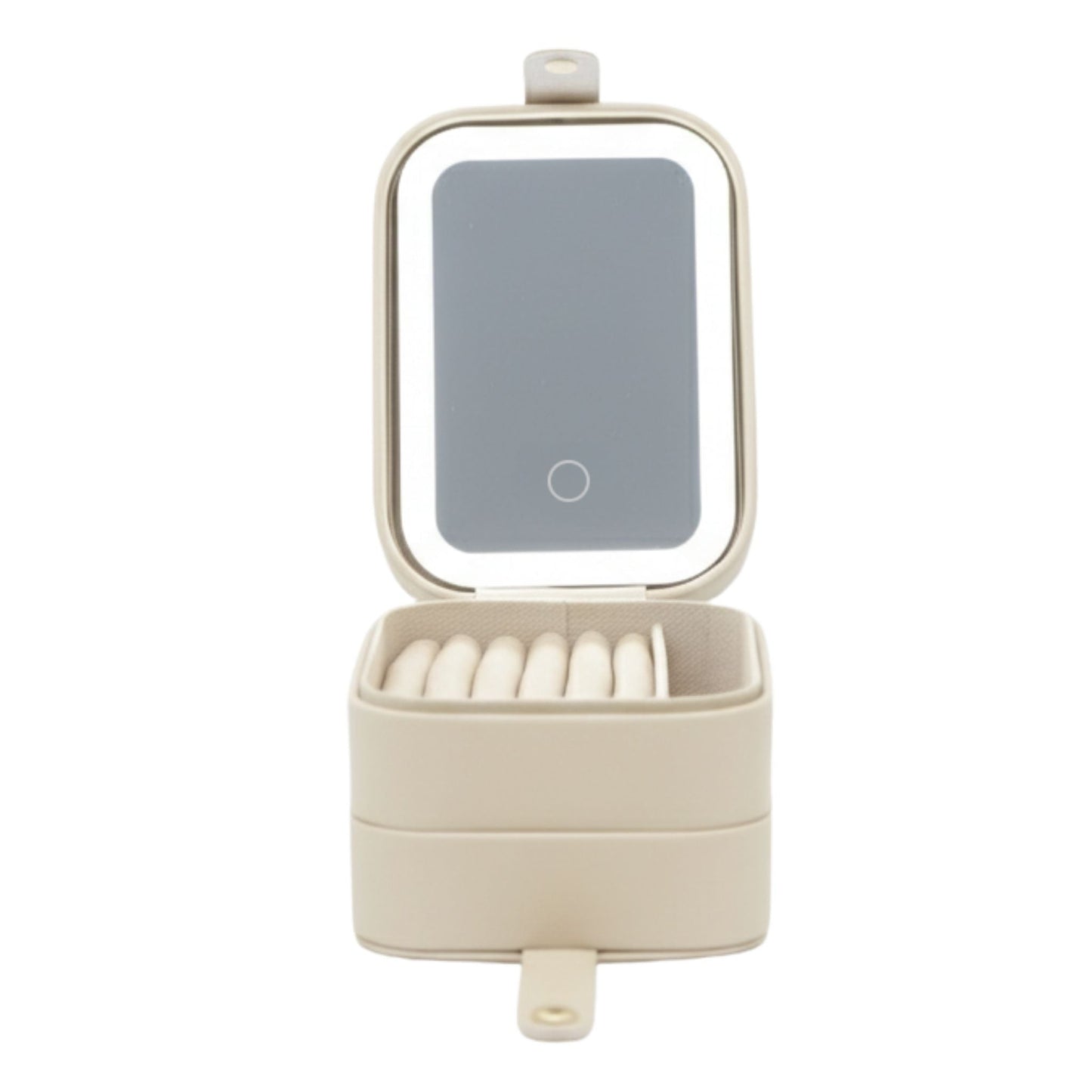 Montreaux Double Layer Jewelry Travel Case w/ LED Mirror