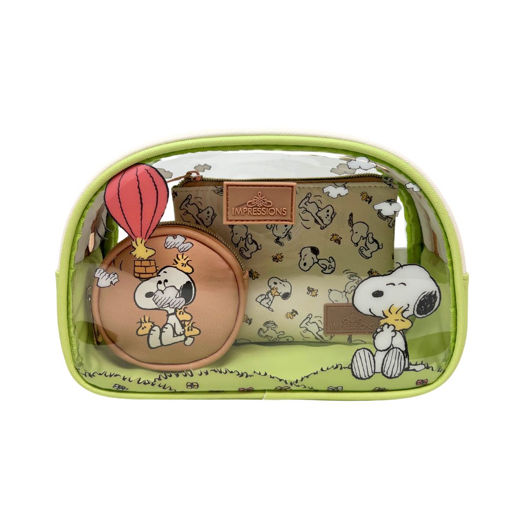 Peanuts™ Snoopy 3-PC Makeup Bag Set