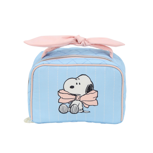Peanuts‚Ñ¢ Snoopy "Bowtie" Cosmetic Bag w/ Bow Handle