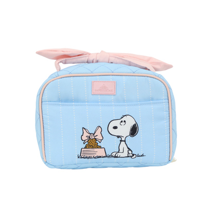 Peanuts‚Ñ¢ Snoopy "Bowtie" Cosmetic Bag w/ Bow Handle