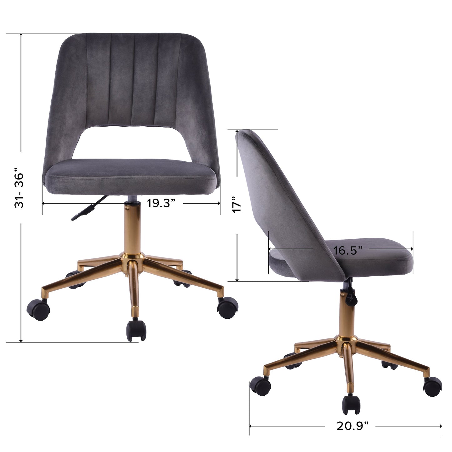 Maya Swivel Vanity Chair