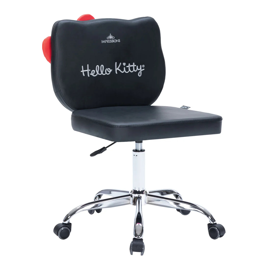 Hello Kitty ® Faux Leather Swivel Vanity Chair