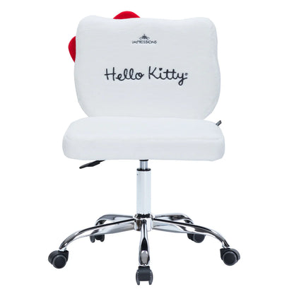 Hello Kitty® Teddy Fur Swivel Vanity Chair