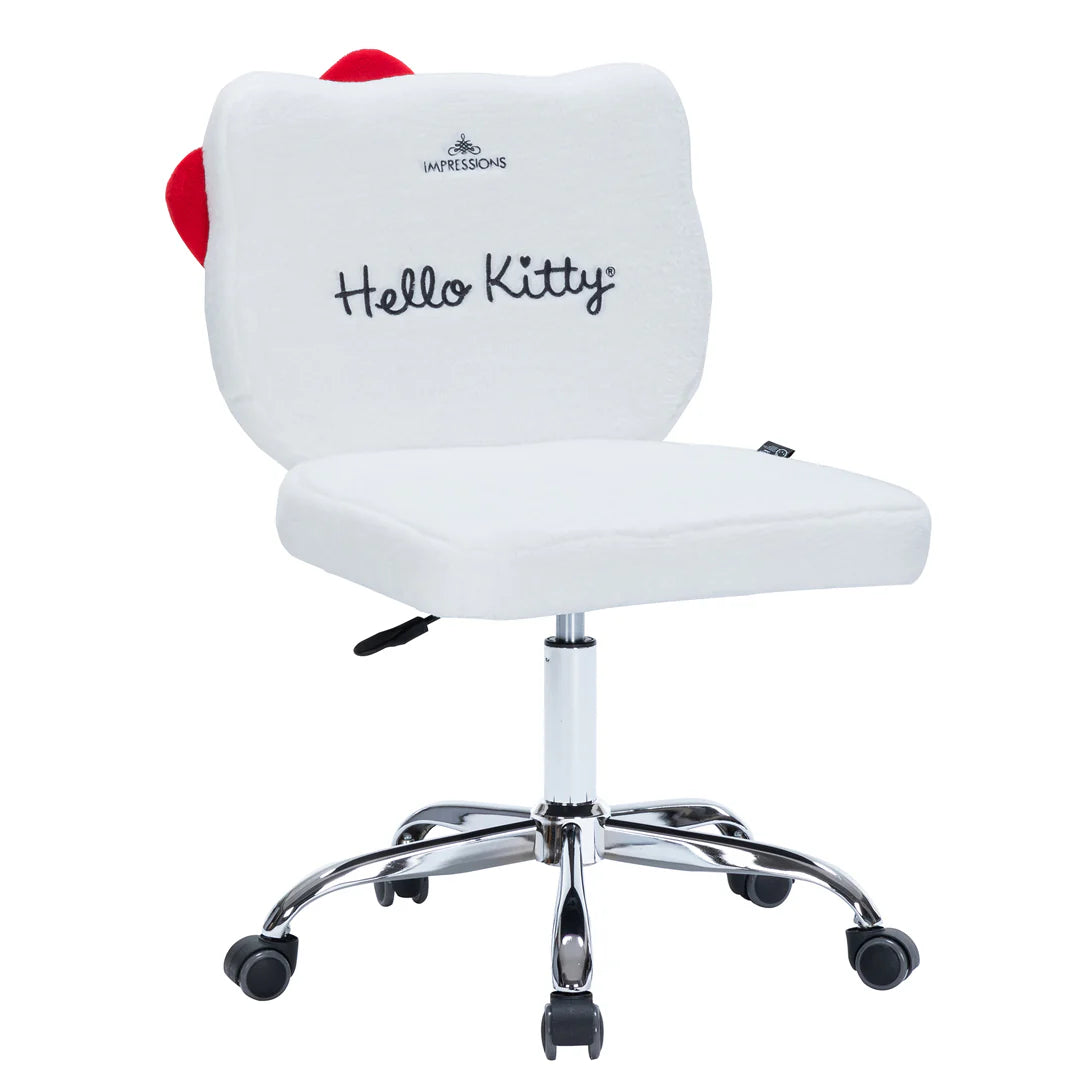 Hello Kitty® Teddy Fur Swivel Vanity Chair