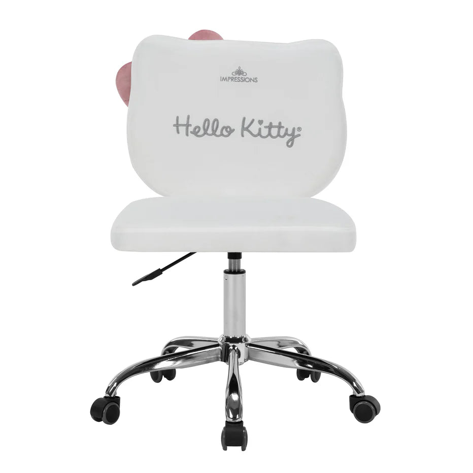 Hello Kitty Kawaii Swivel Vanity Chair