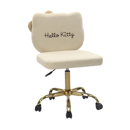 Hello Kitty¬Æ Boucle Swivel Vanity Chair