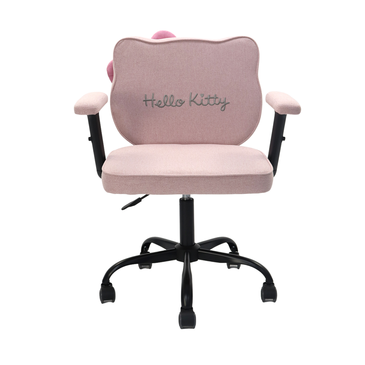 Hello Kitty¬Æ Linen Swivel Vanity Chair w/ Armrest