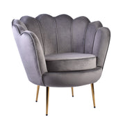 Isabella Channel Tufted Vanity Armchair
