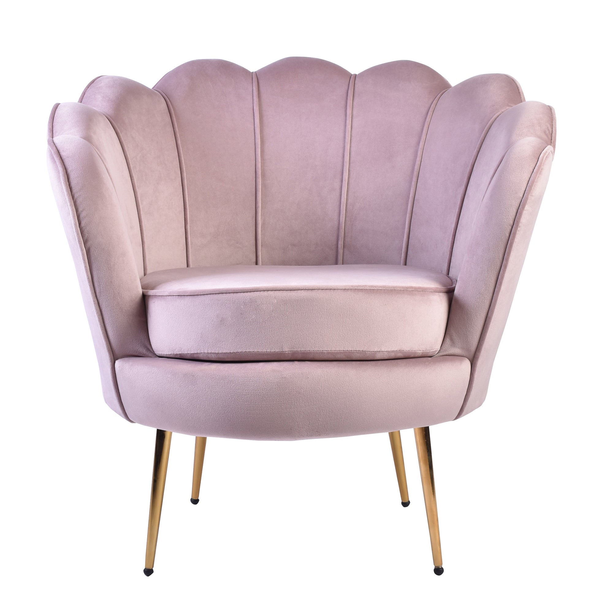 Isabella Channel Tufted Vanity Armchair